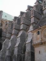 Chartres, Cathedrale, Contreforts nord (38)
